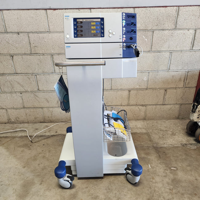 Erbe VIO 300D APC2 ESU System w/ Footswitch & Cart - ENDO Cut Q / ENDO Cut I - Version 2.7.0