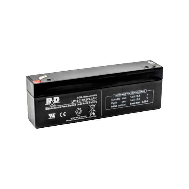 Masimo RAD 9 12V 2.3Ah SLA/VRLA F1 Faston Battery