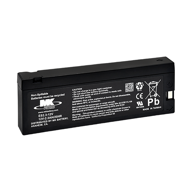 Mindray/Datascope Passport 2 LT XG 12.0V, 2.3Ah Sealed Lead Acid Rechargeable Battery