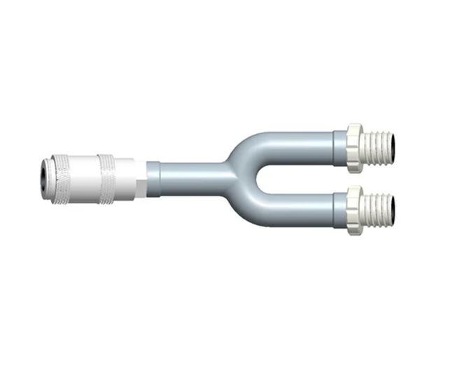 NiBP Connector GE Cuff Adapter Y, 1 Unfitted to 2 Male - Box of 10