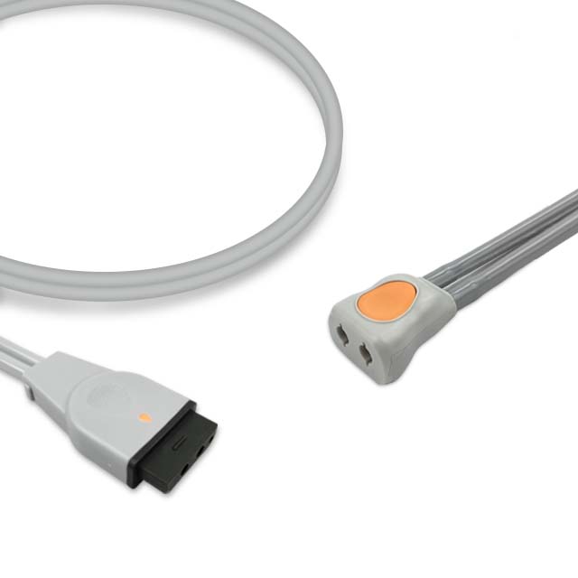 GE NiBP Air Hose Double Tube Adult/Pediatric w/ Dinaclick 2058203-002