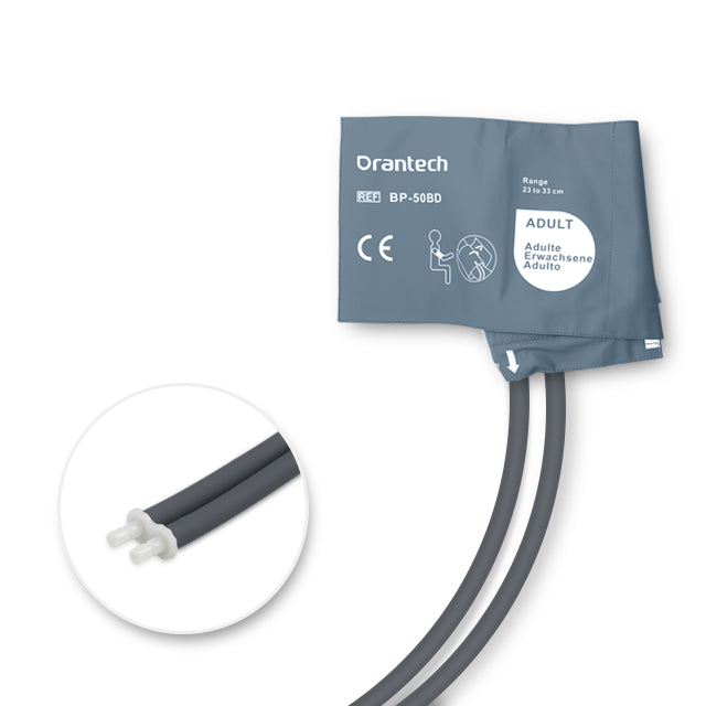 NiBP Cuff Double Tube Bladder w/ Dinaclick Male Adult (23.0-33.0cm)