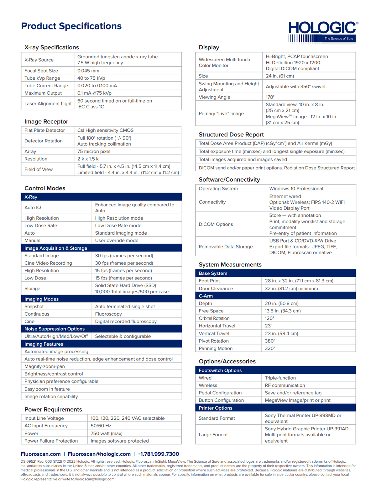 Hologic Computer Hologic Fluoroscan InSight FD Mini C-Arm System – Medical Equipment Doctor