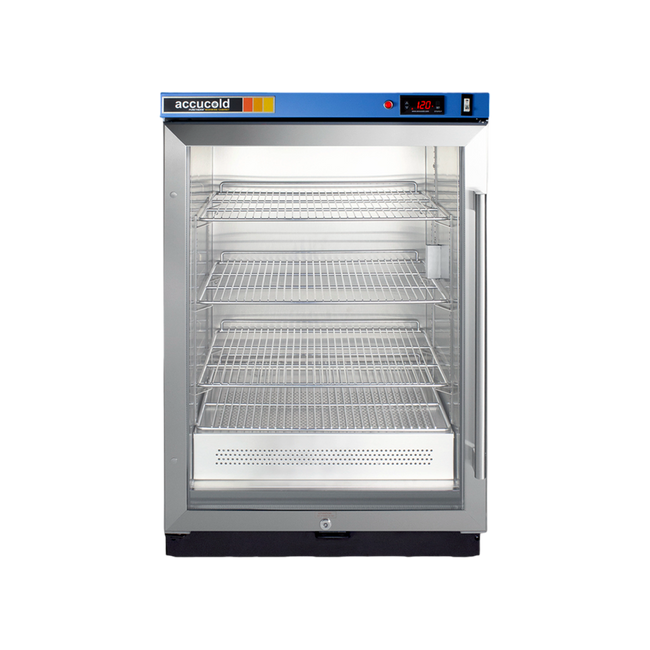 Accucold PTHC65GLHD 24" 4.57 Cu. Ft. PureTherm Blanket Warmer - Glass LEFT Door