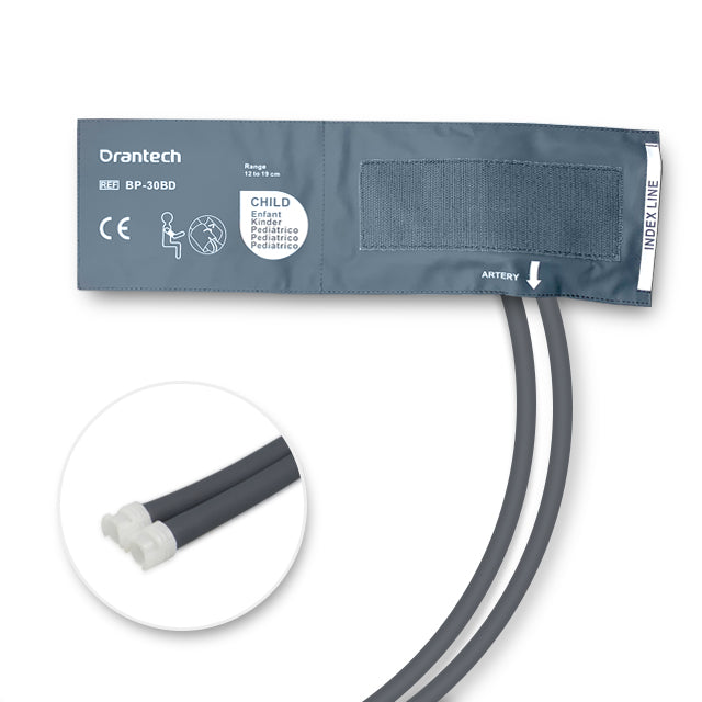 NiBP Cuff Double Tube Bladder Pediatric (13.8-21.5cm)