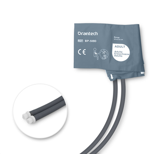 NiBP Cuff Double Tube Bladder Adult (27.5-36.5cm)