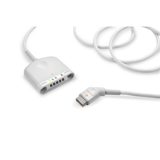 Draeger / Siemens ECG Trunk Cable 5-Lead Twin Pin Connector & Dual 7-Pin Connectors Adult/Pediatric - 3368391