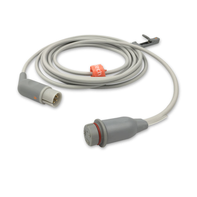 AAMI IBP Adapter Cable - (Use w/ Argon / BD Disposable Transducer)