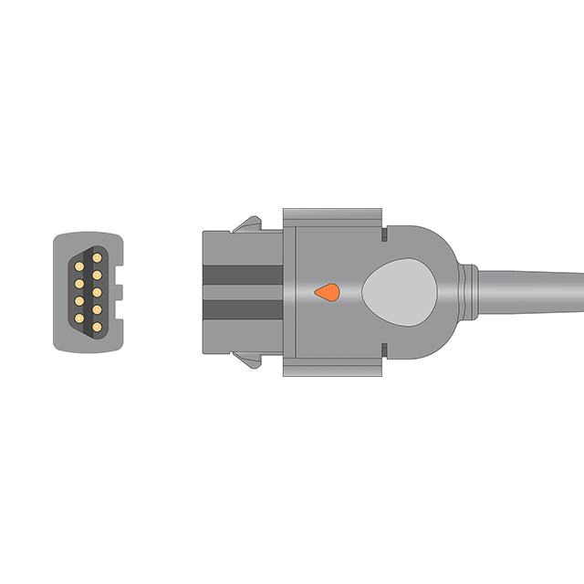 GE Datex-Ohmeda SpO2 Direct-Connect Sensor Adult Clip - TS-F4-MC