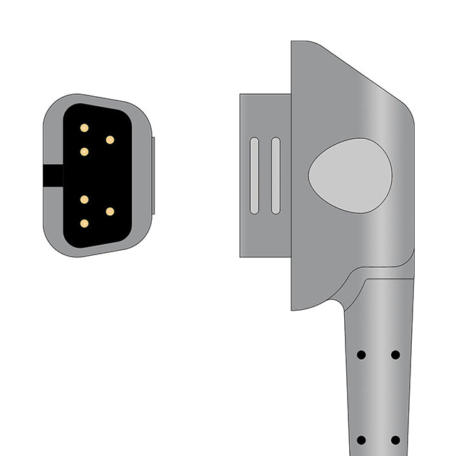 GE Criticare SpO2 Short Sensor Adult Clip - 934SDN