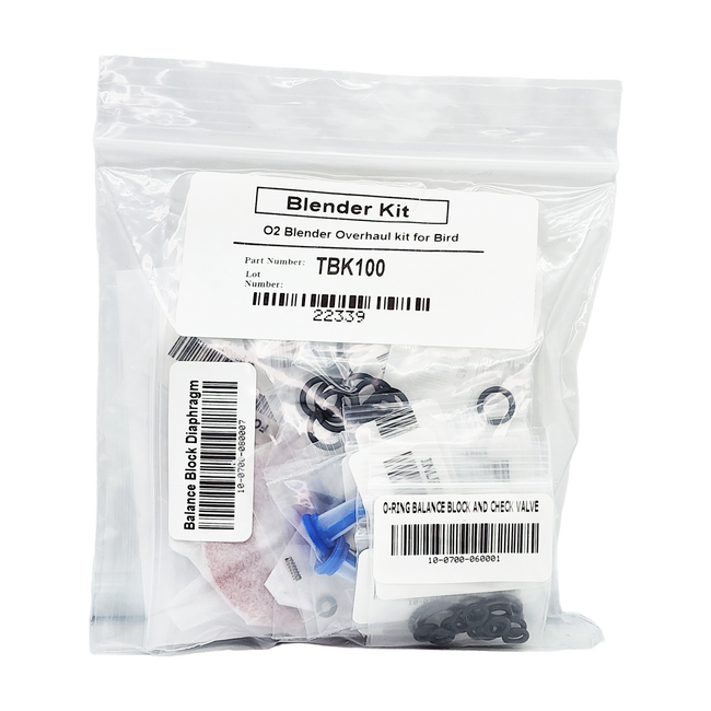 Ohio, Amvex, Bird, Vyaire, Carefusion, Maxtec Small Block Blender Overhaul Kit